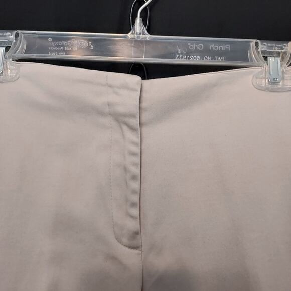 Willi Smith Stretch Cotton Blend Khaki Cargo Drawstring Leg Pull On Capri Pants - Picture 4 of 8